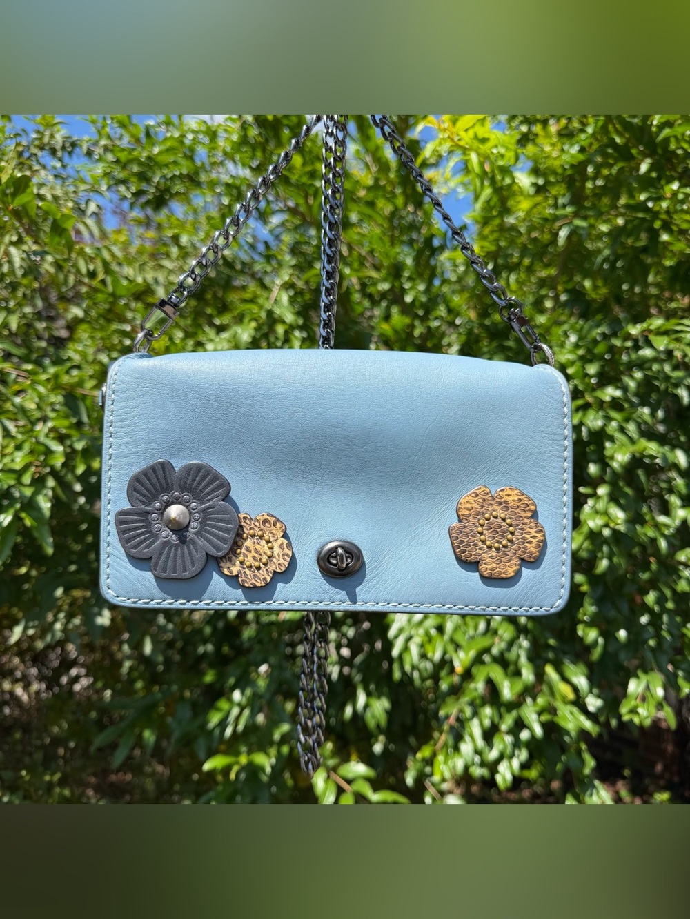 Coach Dinky With Tea Rose 37296